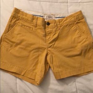 Old Navy Mustard shorts